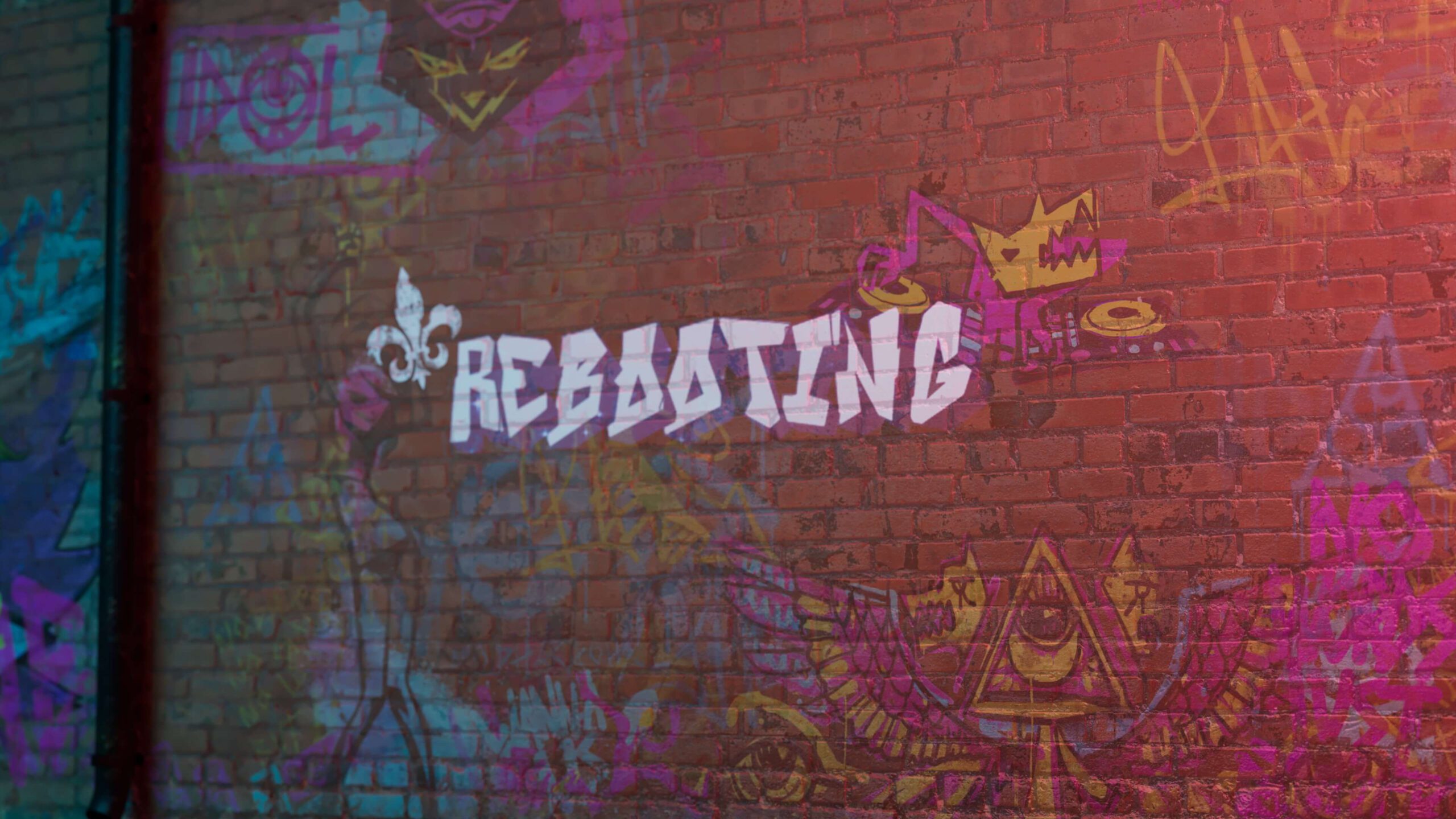 A graffiti teaser for the new Saints Row game