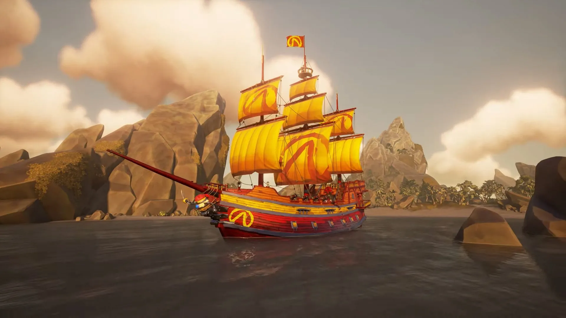 The Sea of Thieves Borderlands ship
