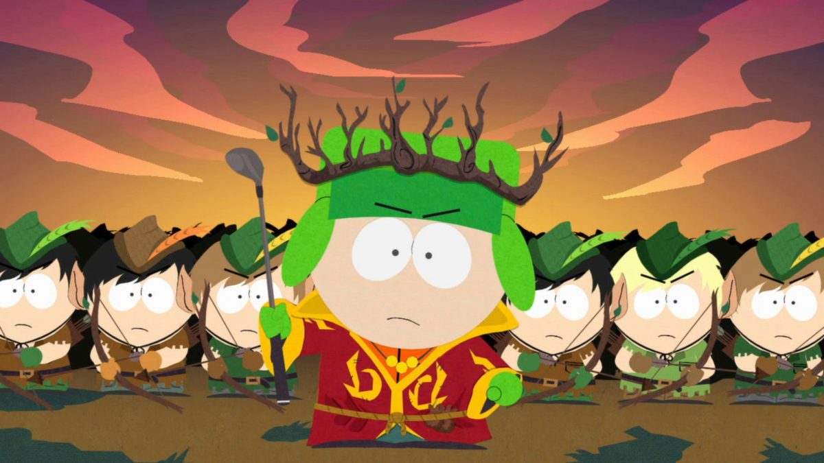 Elves in formation in South Park: The Stick of Truth