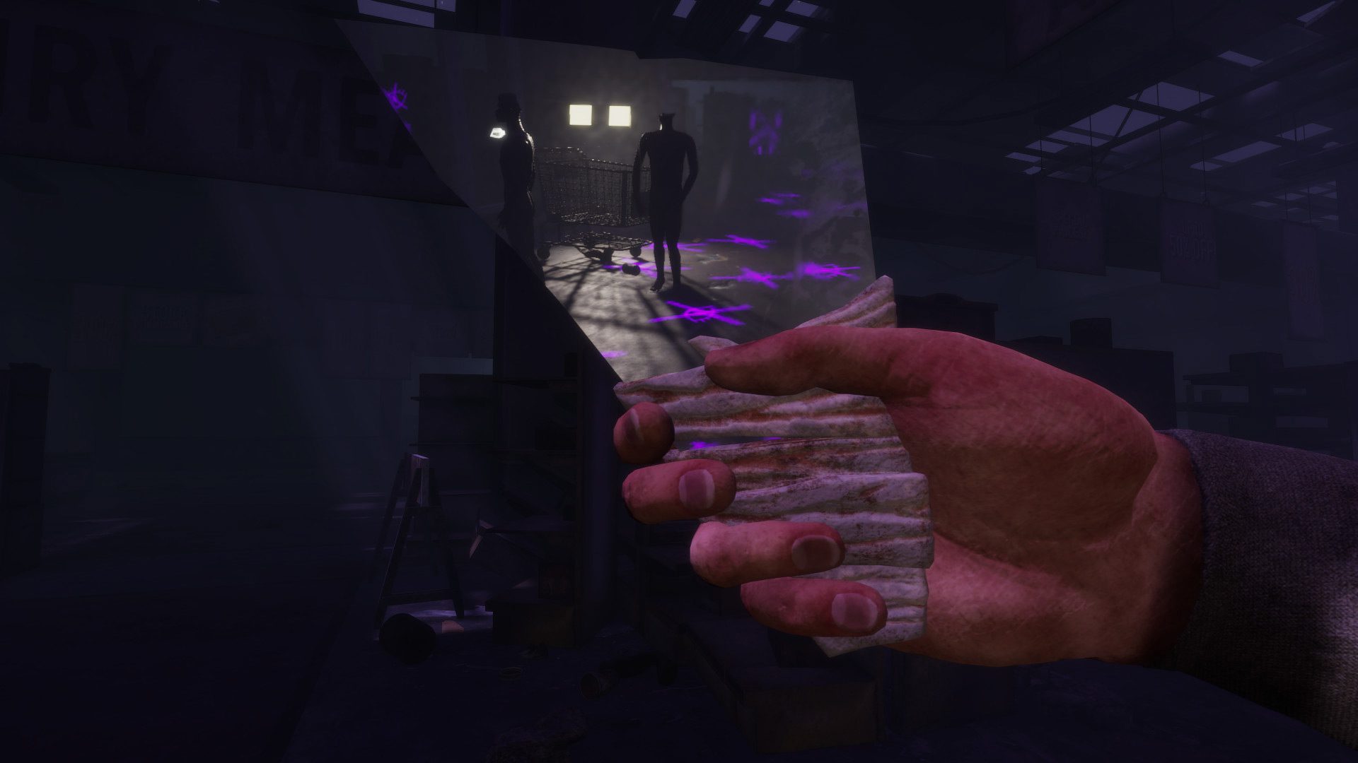 Using a shard of glasst to spot hidden clues