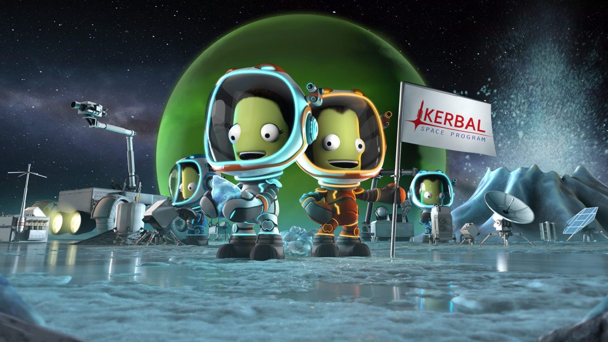 Kerbal Space Program Enhanced Edition PS5 and Xbox Series X/S key art