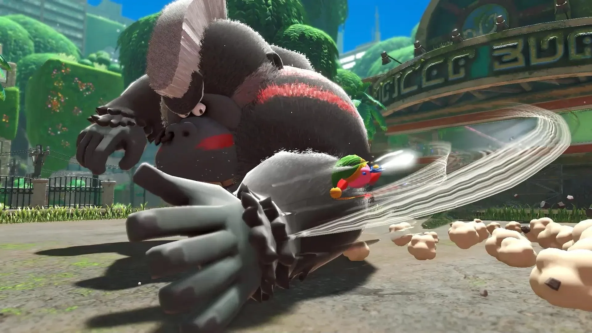 Kirby and the Forgotten Land boss screenshot