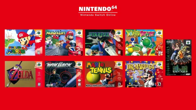 Nintendo Switch Online N64 games