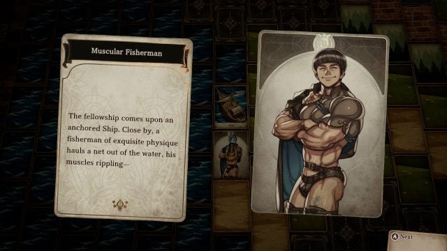 The Muscular Fisherman in Voice of Cards
