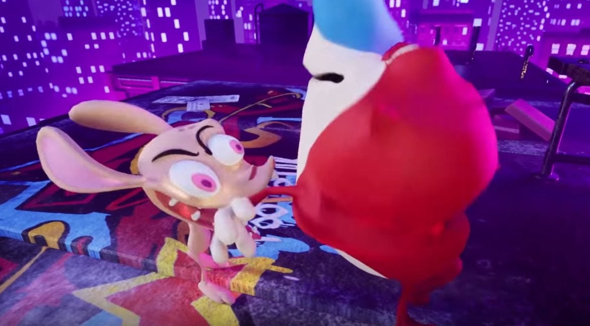 ren and stimpy in Nickelodeon All-Star Brawl