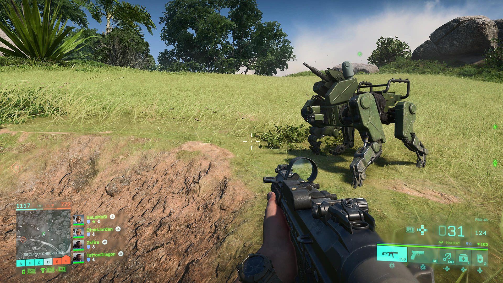 Battlefield 2042 open beta robot dog