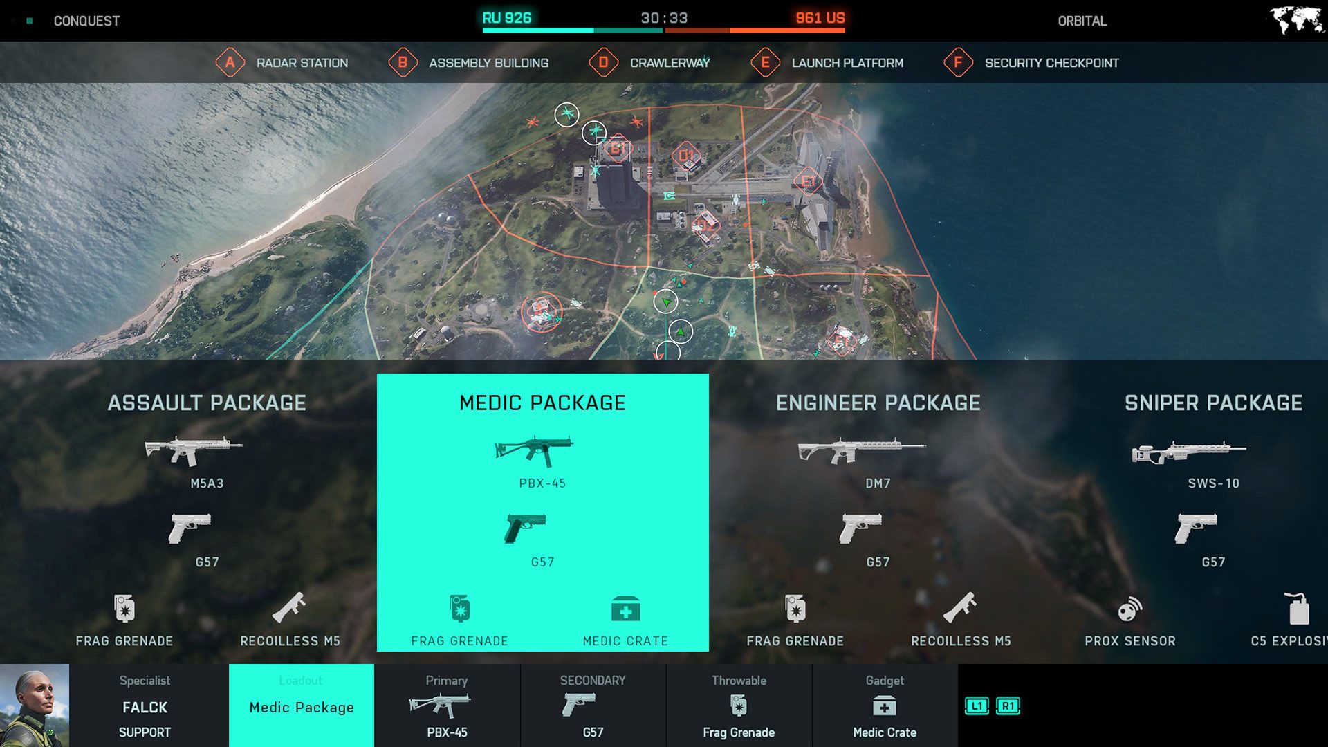Choosing the Medic Package for my medic Specialist in Battlefield 2042 even though I don't have to Choosing the Medic Package for my medic Specialist in Battlefield 2042 even though I don't have to