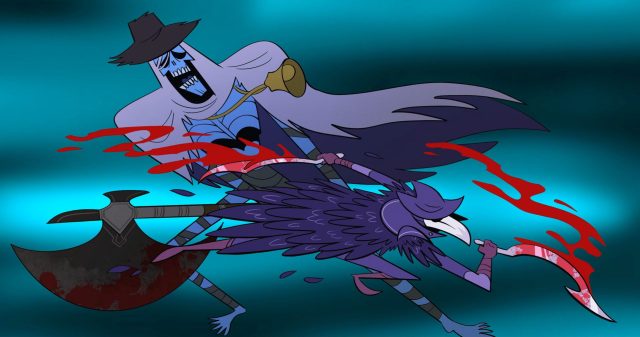 Eileen the Crow in the Samurai Jack style