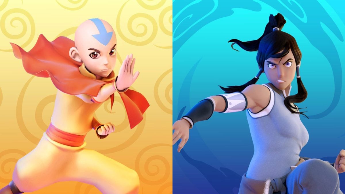 Nickelodeon All-Star Brawl Avatar Aang and Korra