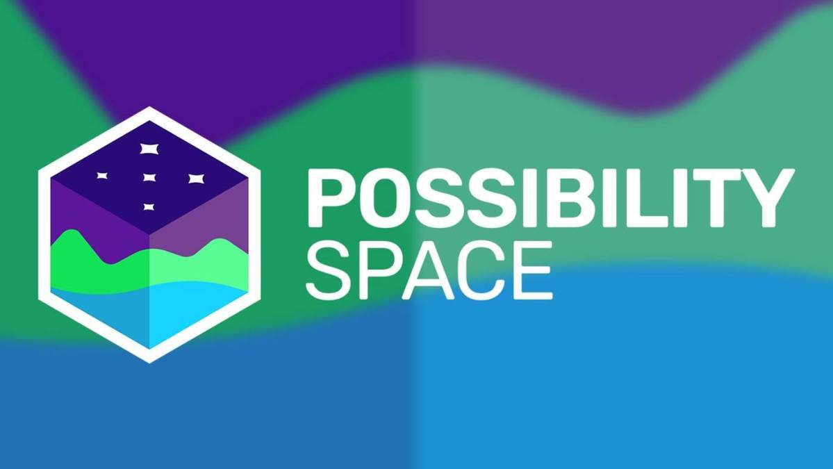 Jeff Strain's new studio Possibility Space logo