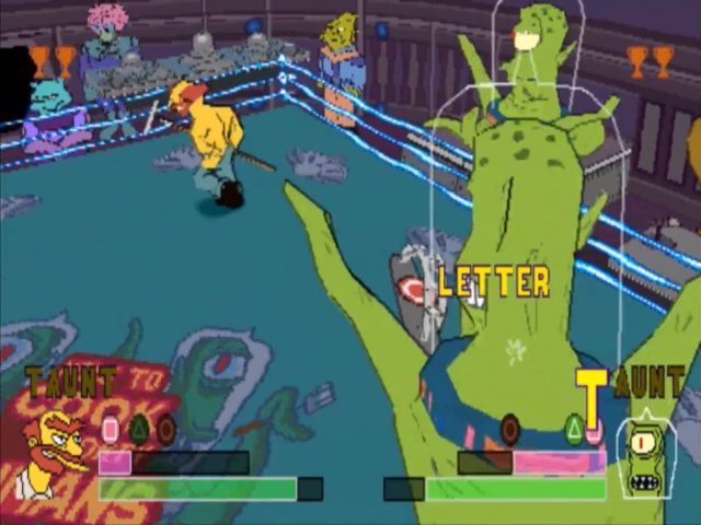The Simpsons Wrestling I voted for Kodos