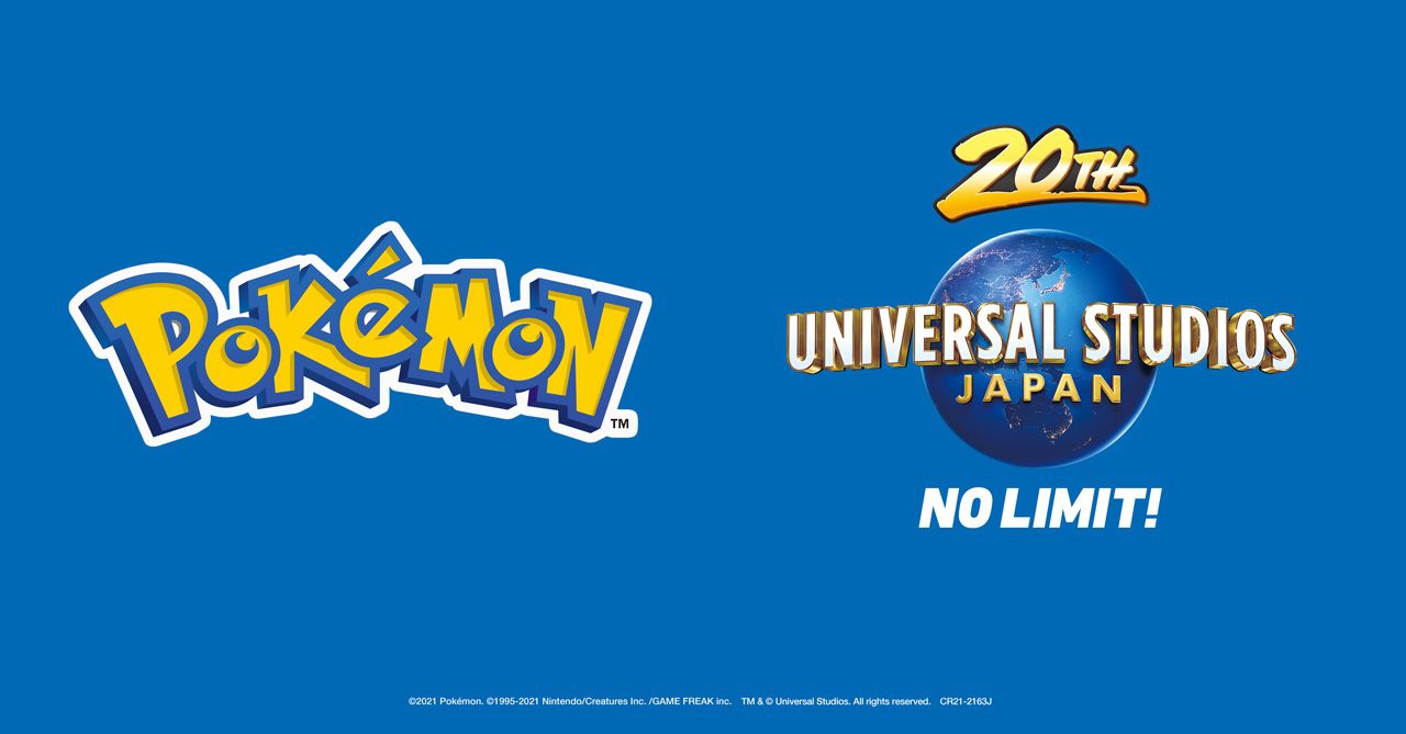 universal studios pokemon partnership logo