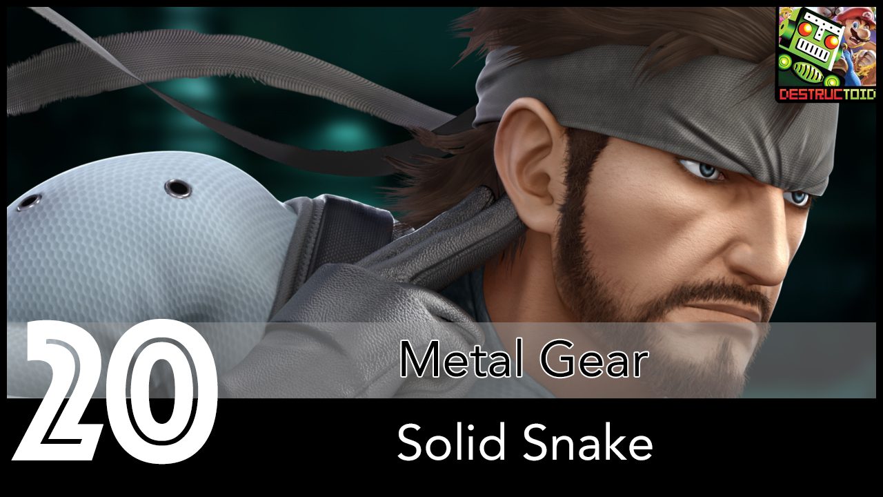 Smash Bros Ranked #20 Metal Gear
