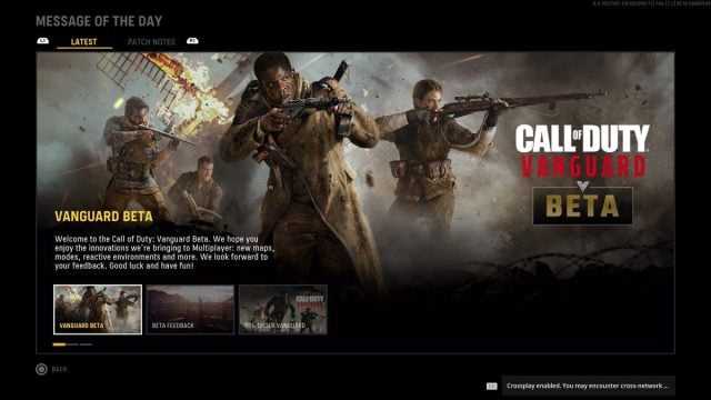 Call of Duty: Vanguard beta