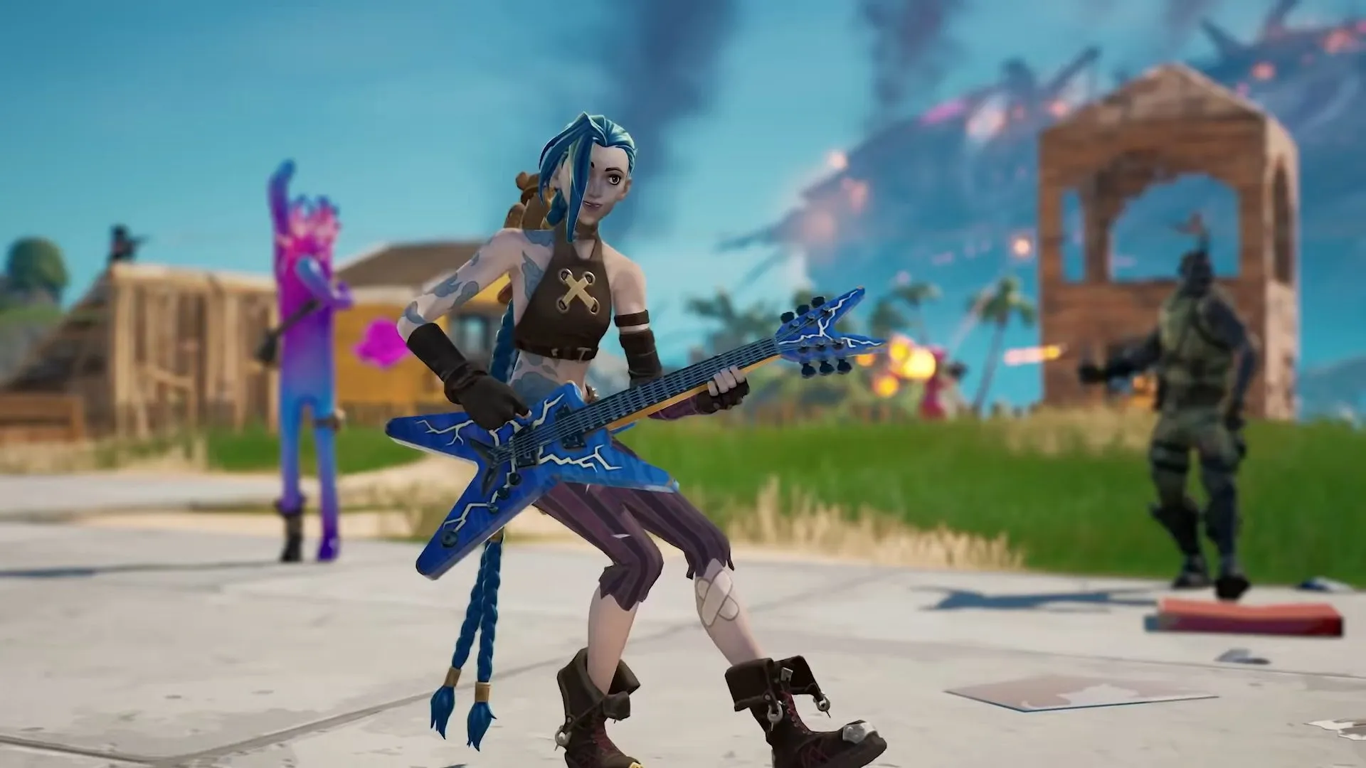 Fortnite meets League of Legends with Jinx