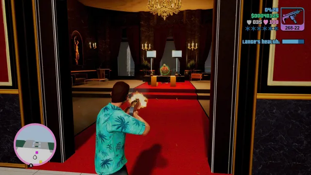 Shooting is still clunky by today's standards in Grand Theft Auto: The Trilogy - The Definitive Edition