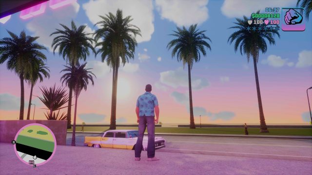 The new lighting in Grand Theft Auto: The Trilogy - The Definitive Edition suits Vice City the most