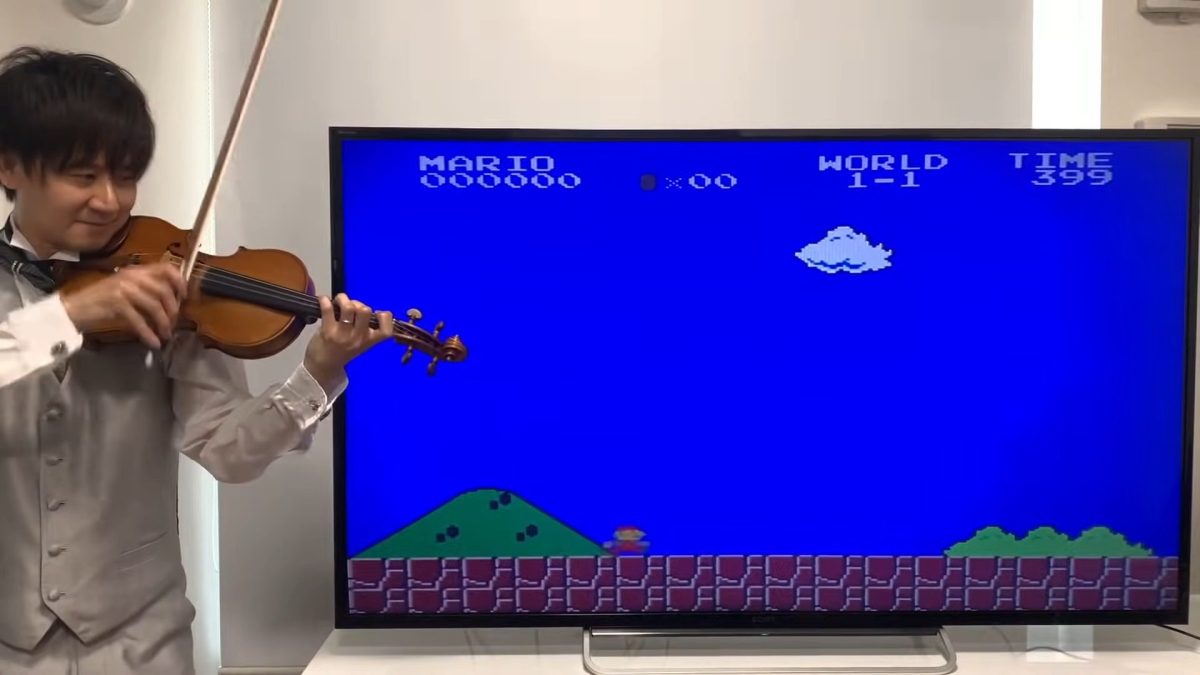 Mario violin cover