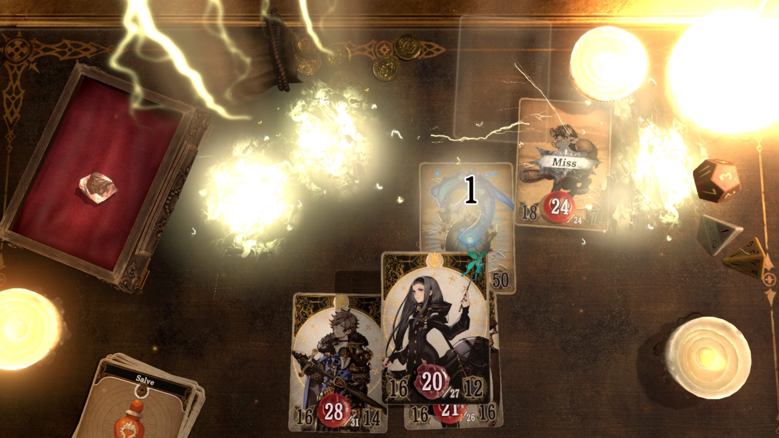 Voice of Cards battle screenshot