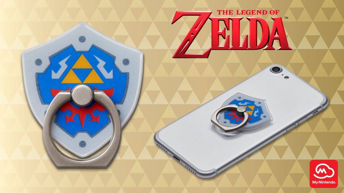 Zelda phone ring holder