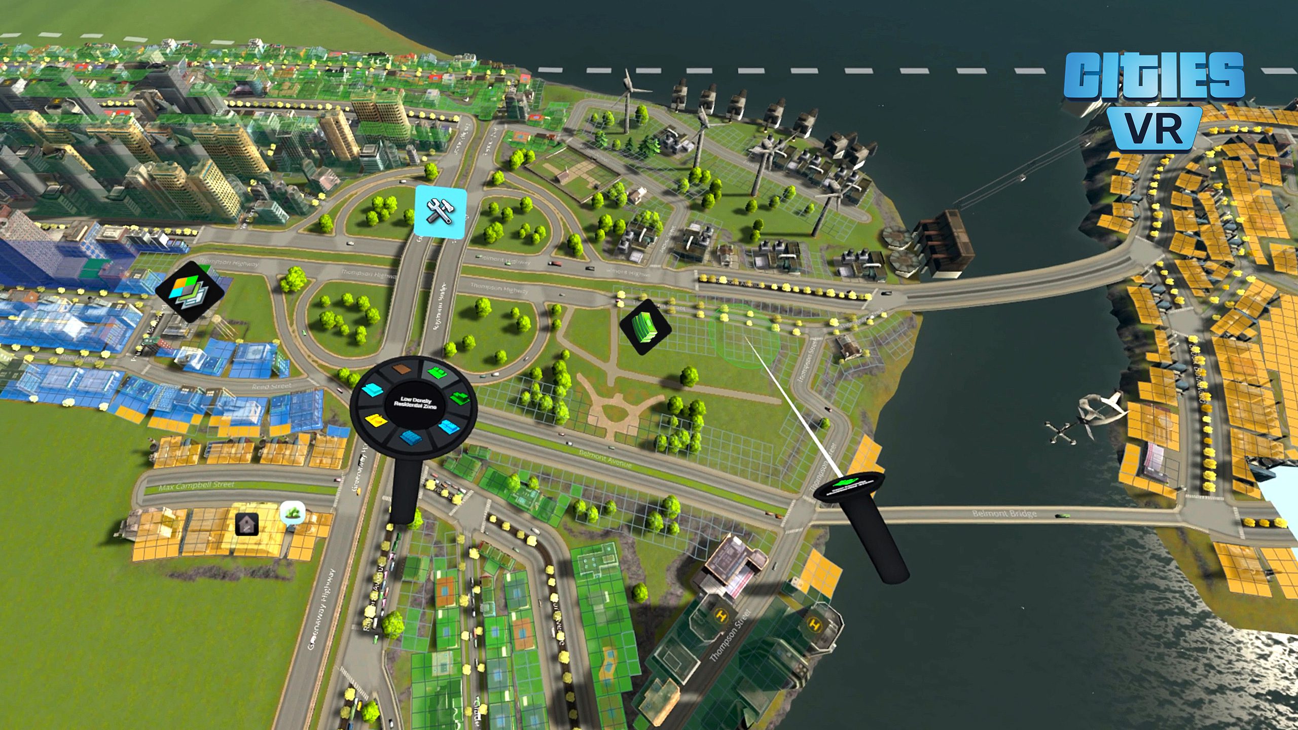 Cities: VR Meta Quest 2 gameplay screenshot