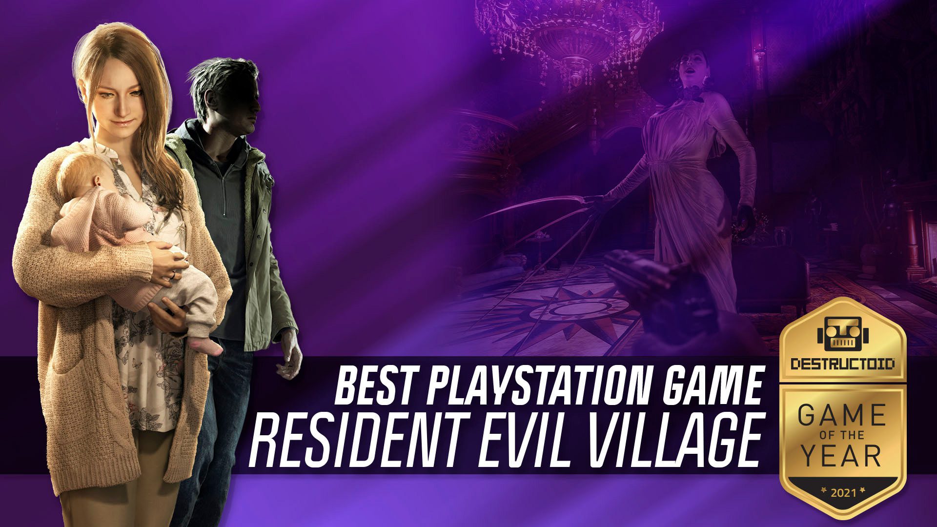 Best PlayStation Game of 2021 award for Resident Evil Village