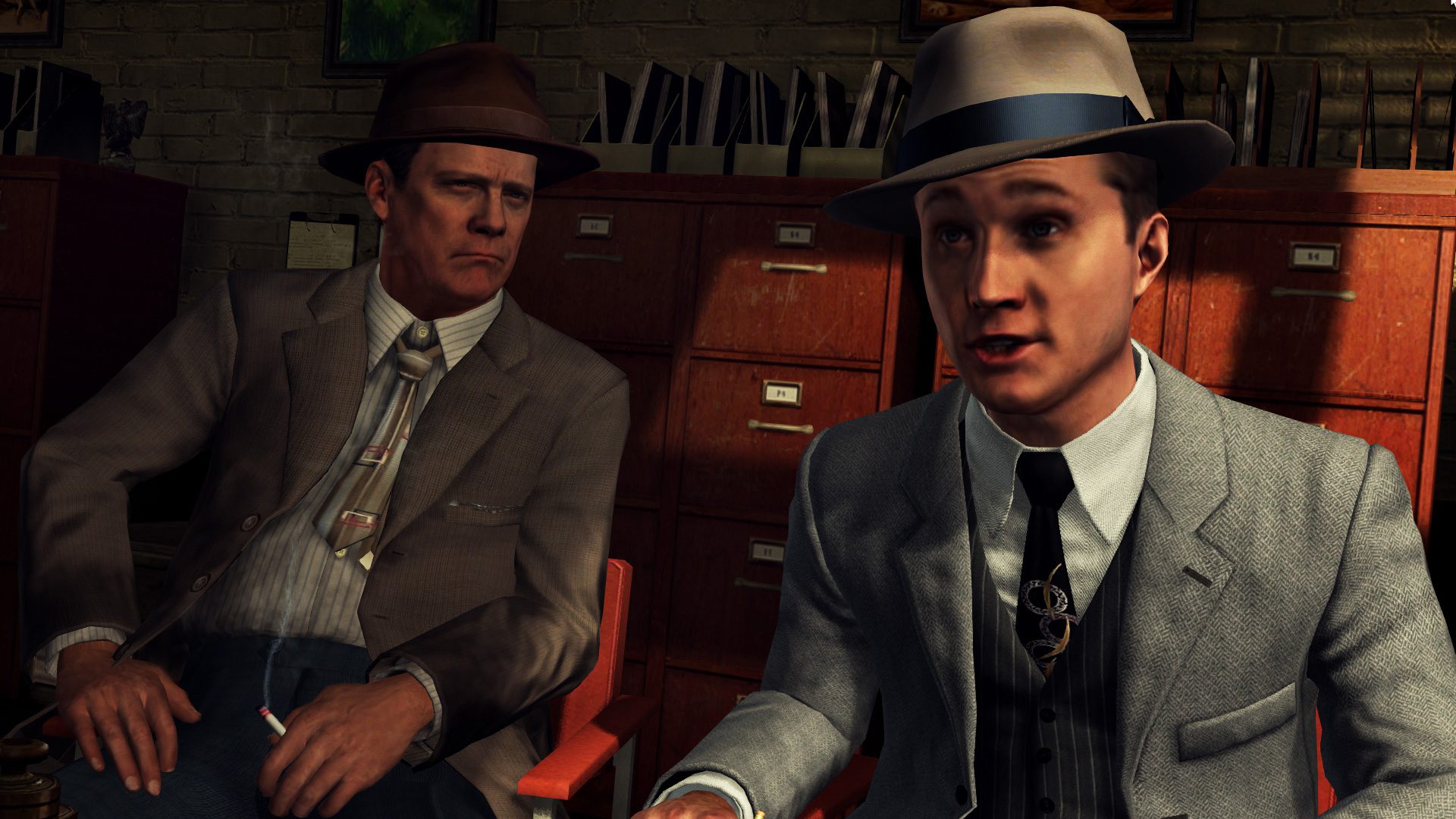 L.A. Noire stream on Destructoid Twitch.