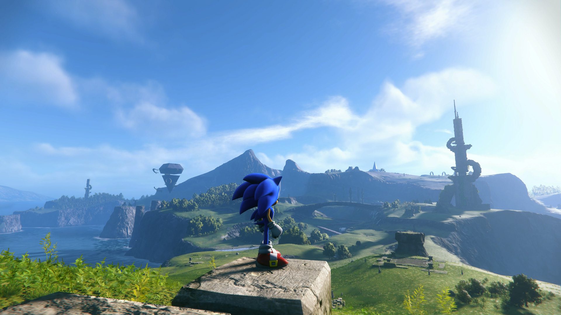 Sonic Frontiers open-world gameplay screenshot