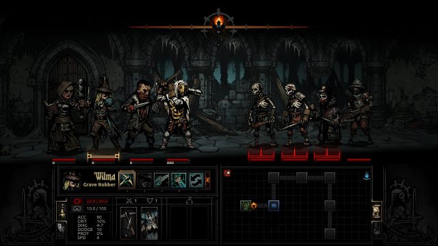 Darkest Dungeon battle screenshot