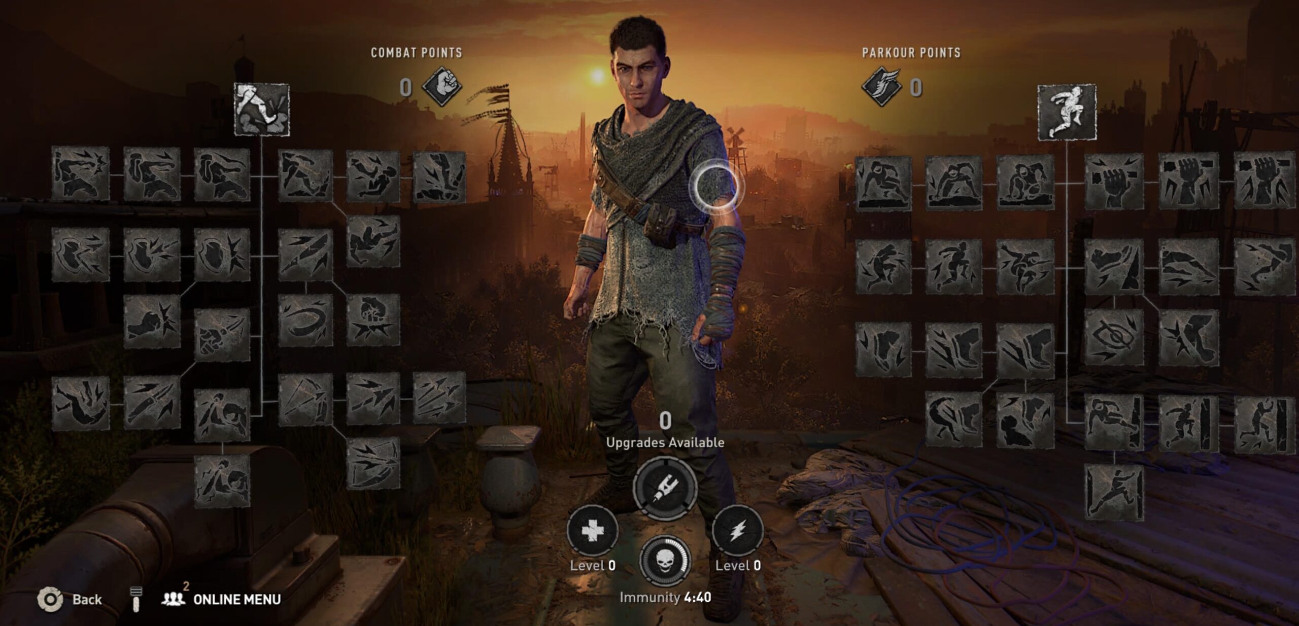 Dying Light 2 Stay Human review skill tree screenshot