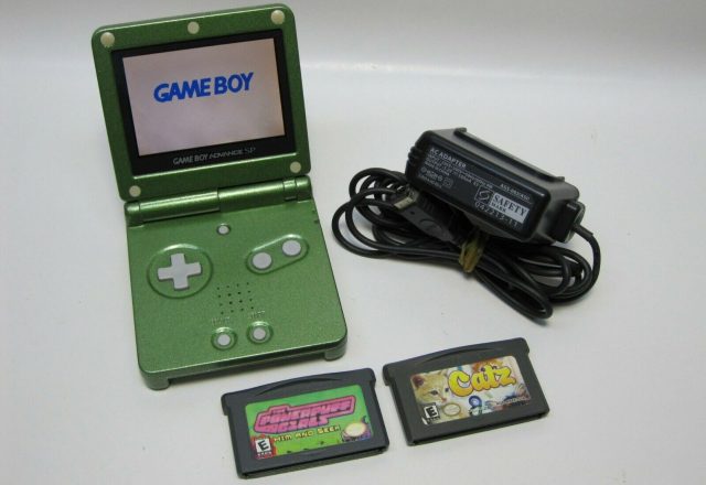 Green Game Boy Advance SP