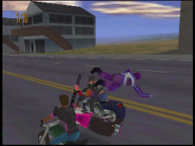 Road Rash 64 Woooah