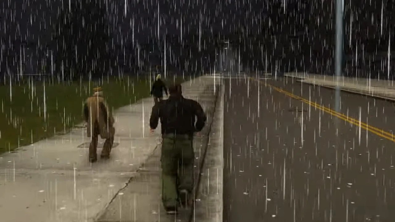24 апреля выходит. GTA Definitive Edition дождь. GTA Trilogy Rain. Дождь. ГТА 5 дождь.