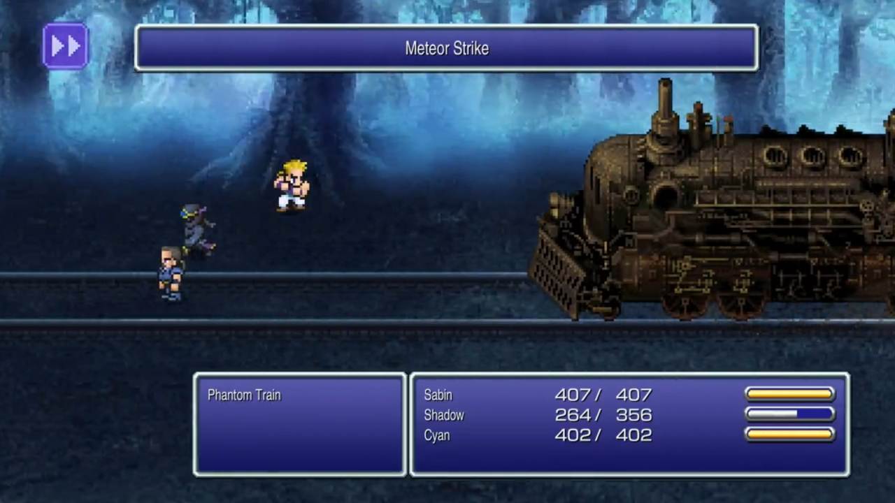 Final Fantasy VI Pixel Remaster train
