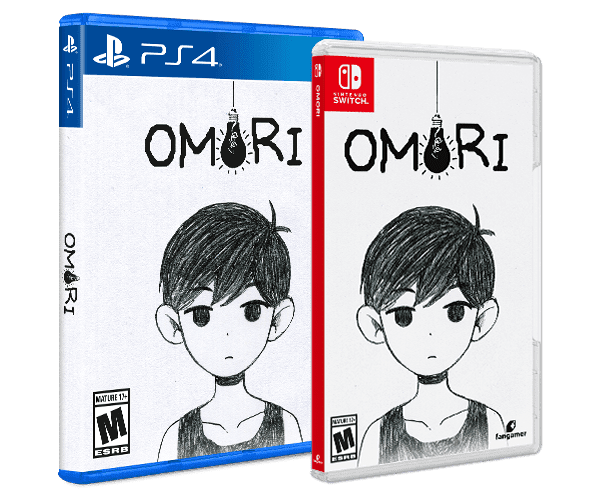 Omori physical Nintendo Switch and PS4 release box art