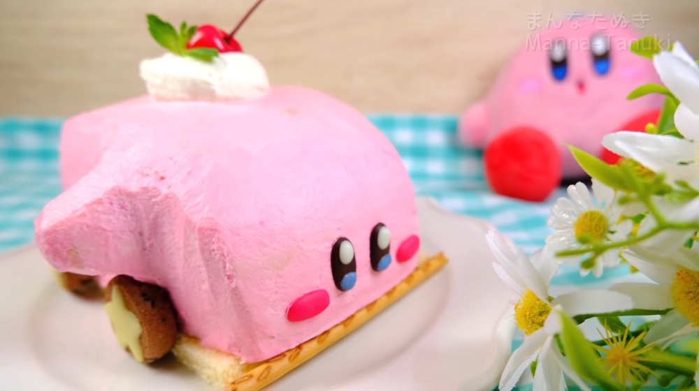 kirby car cake manna tanuki