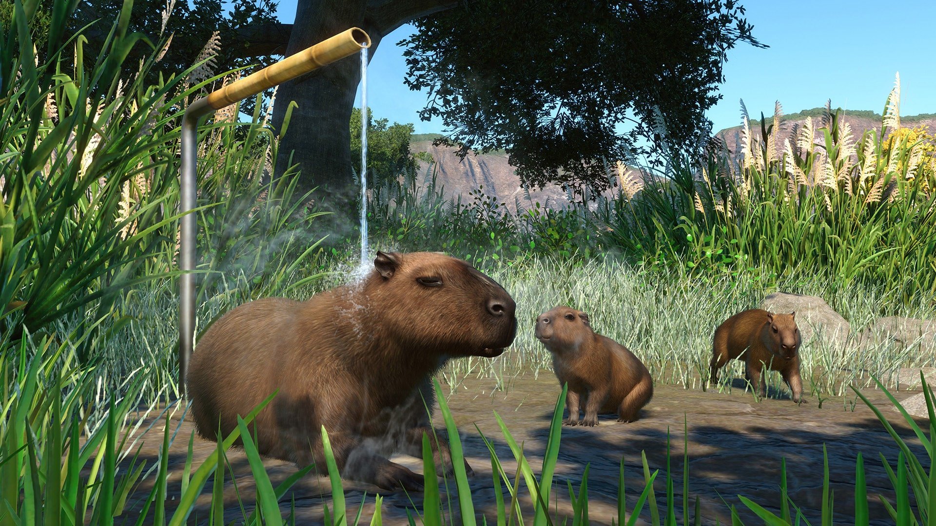 Planet Zoo Wetlands Animal Pack with capybaras