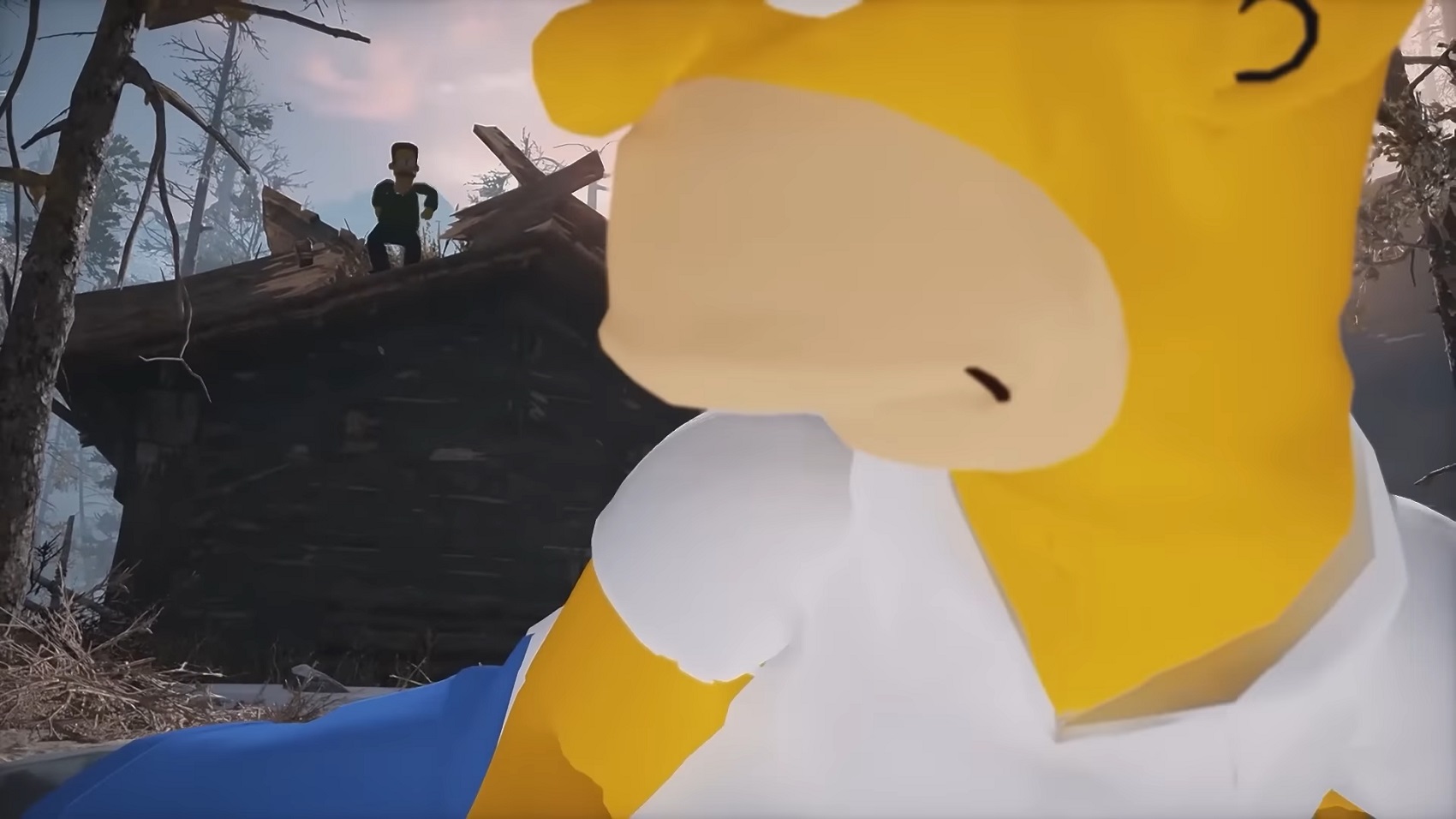 A God of War Simpsons mod with added voice acting