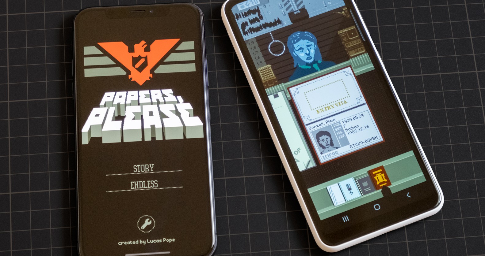 Papers, Please mobile version iOS