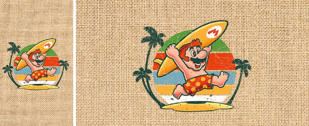 Mario summer wallpaper