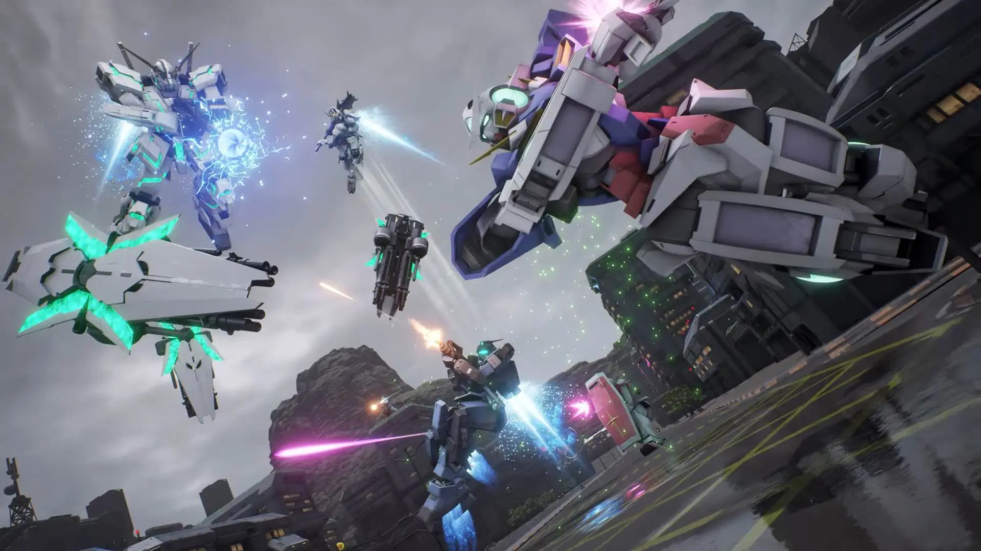 Gundam Evolution traz a ação de um jogo free-to-play de tiro em