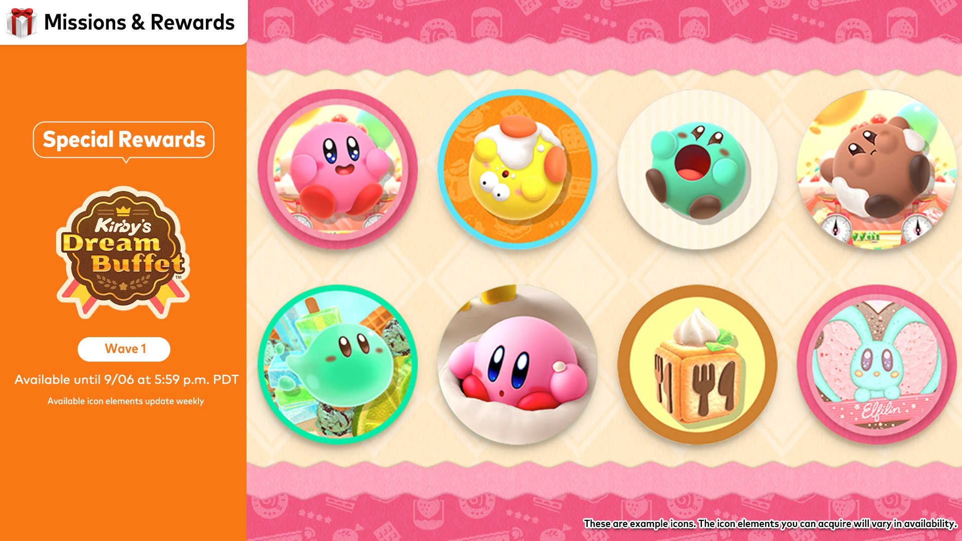 Kirby icons