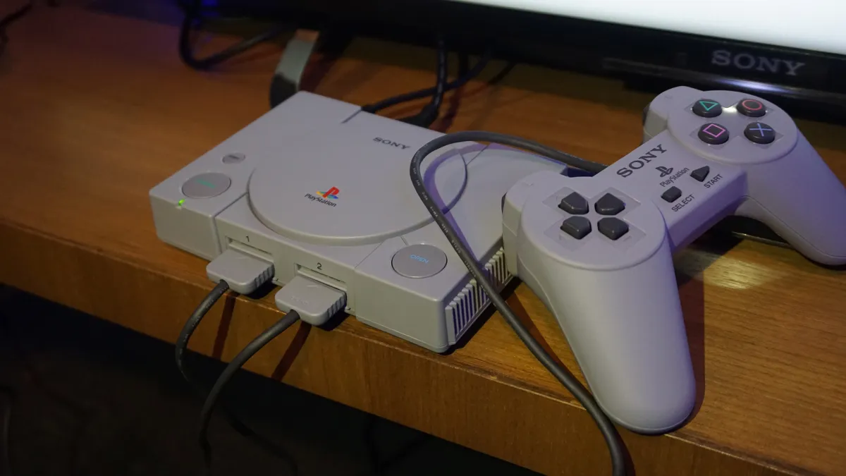 PS1 with controller