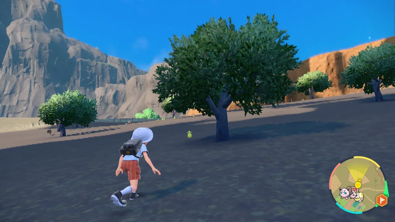 How to crouch and sneak up on Pokémon in Scarlet & Violet 1