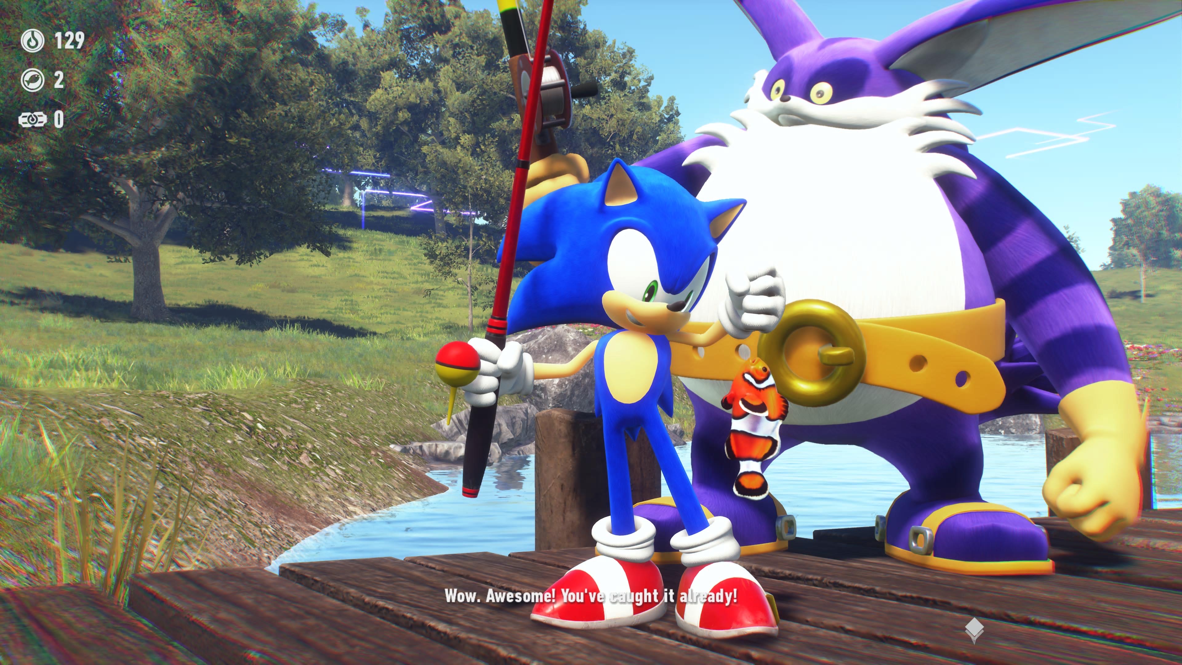 Sonic Frontiers: Big the Cat fishing minigame guide