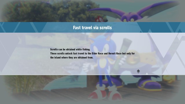 Sonic Frontiers: How to fast travel across the map 3