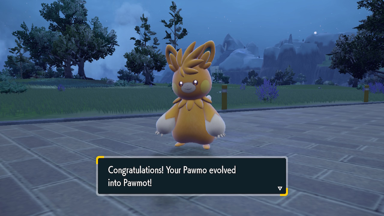 How to evolve Pawmi and Pawmo into Pawmot in Pokemon Scarlet and