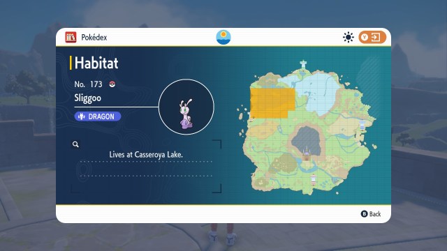 How does the rain system work in Pokémon Scarlet & Violet? - Sliggoo location
