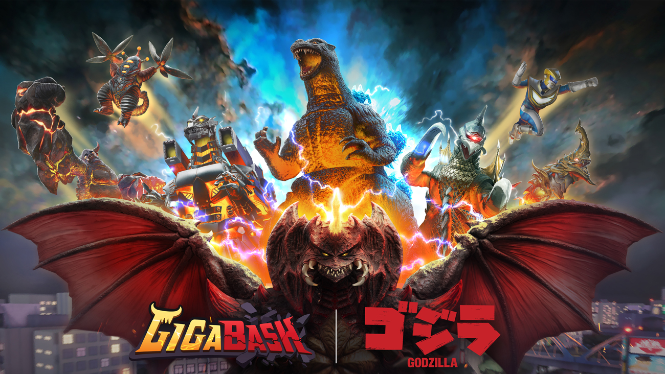 Godzilla, Gigan, Destoroyah and Mechagodzilla invade GigaBash tomorrow