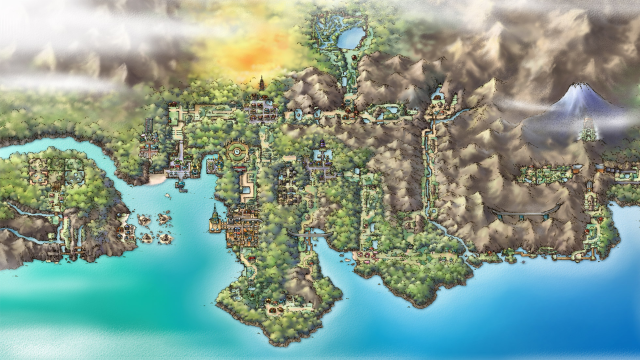 Pokemon Gold and Silver Map